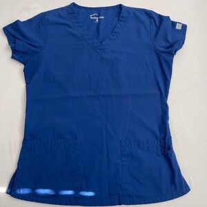 Butter Women's Short Sleeve Top in Deep Blue